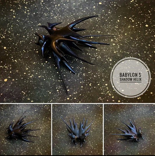 Babylon 5 SHADOWS HELIX 1/270 FULLY PAINTED 12k 3Dprint resin FanArt