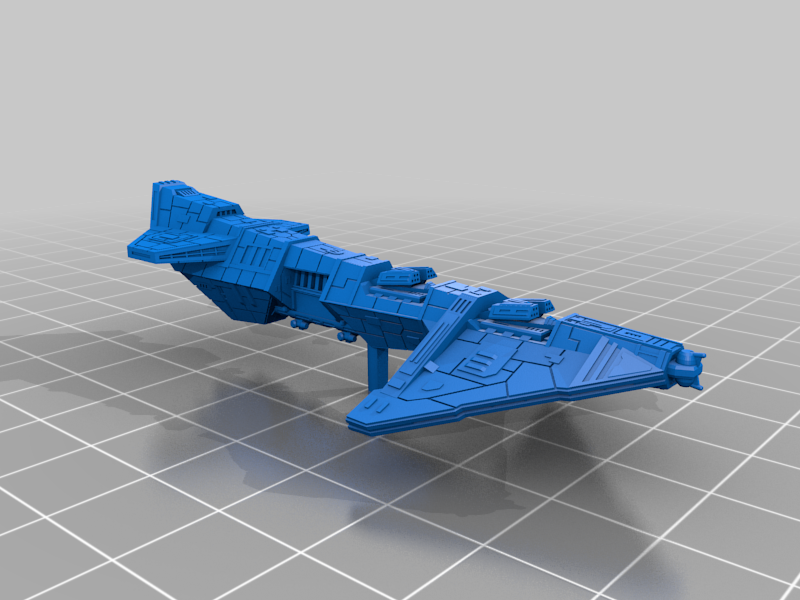 Star Wars Armada Imperial Commando Carrier - Raw/Unpainted -or- Hand Painted Model 3D 14k Resin