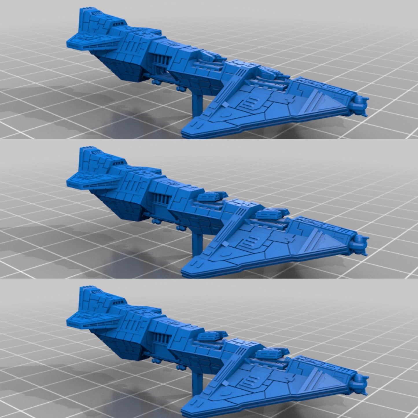 Star Wars Armada Imperial Commando Carrier - Raw/Unpainted -or- Hand Painted Model 3D 14k Resin