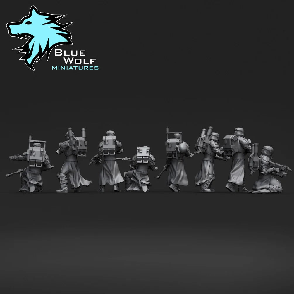 Star Wars LEGION Winter Commandos or set w/Imperial Drop Ship • Raw/Unpainted -or- Hand Painted Model 3D 14k Resin