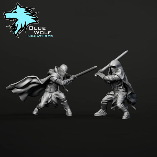 Star Wars LEGION Sith Lords (2) • Raw/Unpainted -or- Hand Painted Model 3D 14k Resin