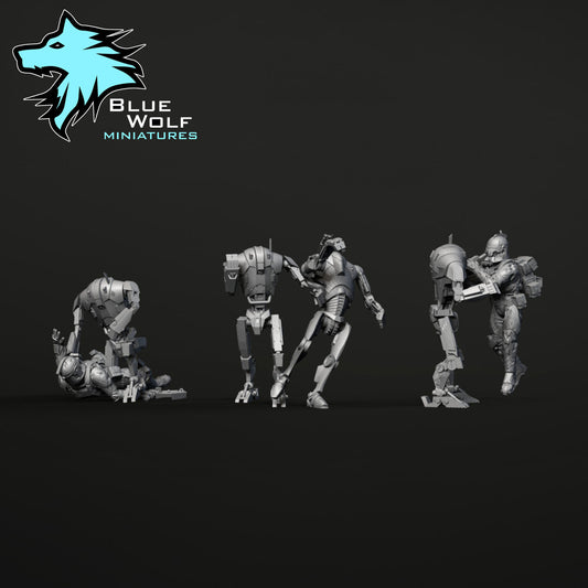 Star Wars LEGION B2 Super Battle Droids Enraged (3) • Raw/Unpainted -or- Hand Painted Model 3D 14k Resin