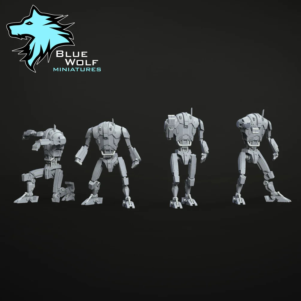 Star Wars LEGION B2 Super Battle Droids (4) • Raw/Unpainted -or- Hand Painted Model 3D 14k Resin