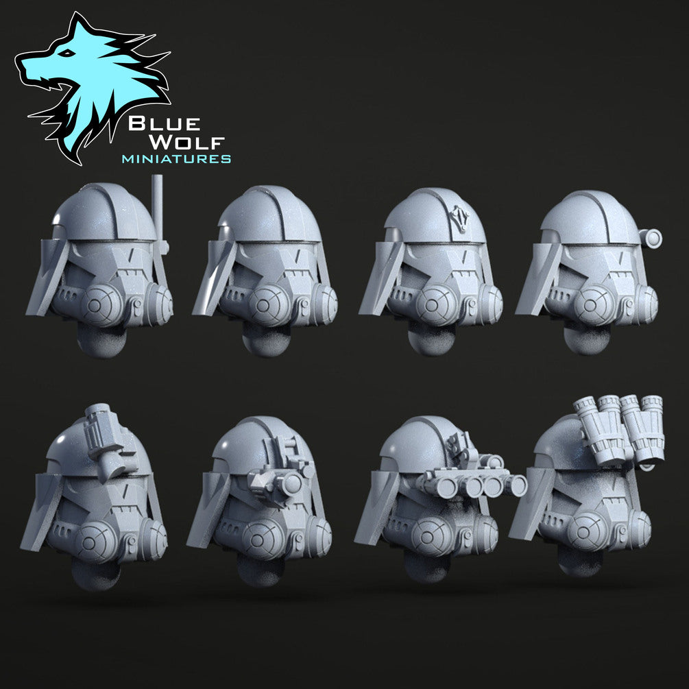 Star Wars LEGION Clone Urban Soldiers or set w/tank • Raw/Unpainted -or- Hand Painted Model 3D 14k Resin