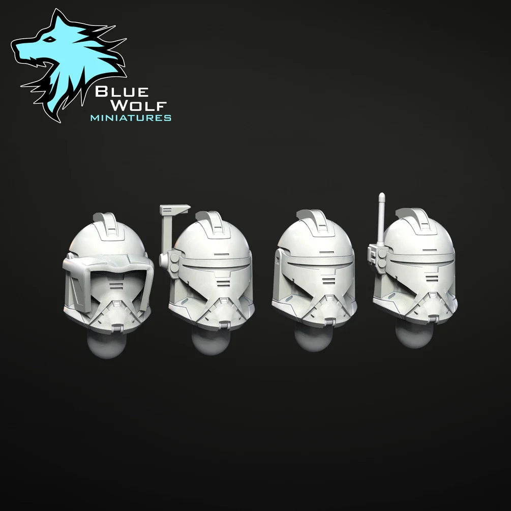 Star Wars LEGION Phase 2 Clone Soldiers or set w/Drop Ship • Raw/Unpainted -or- Hand Painted Model 3D 14k Resin