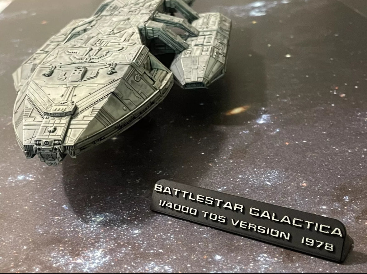 Battlestar Galactica - 12.4” TOS series version Hi-res FanArt 3D model - painted