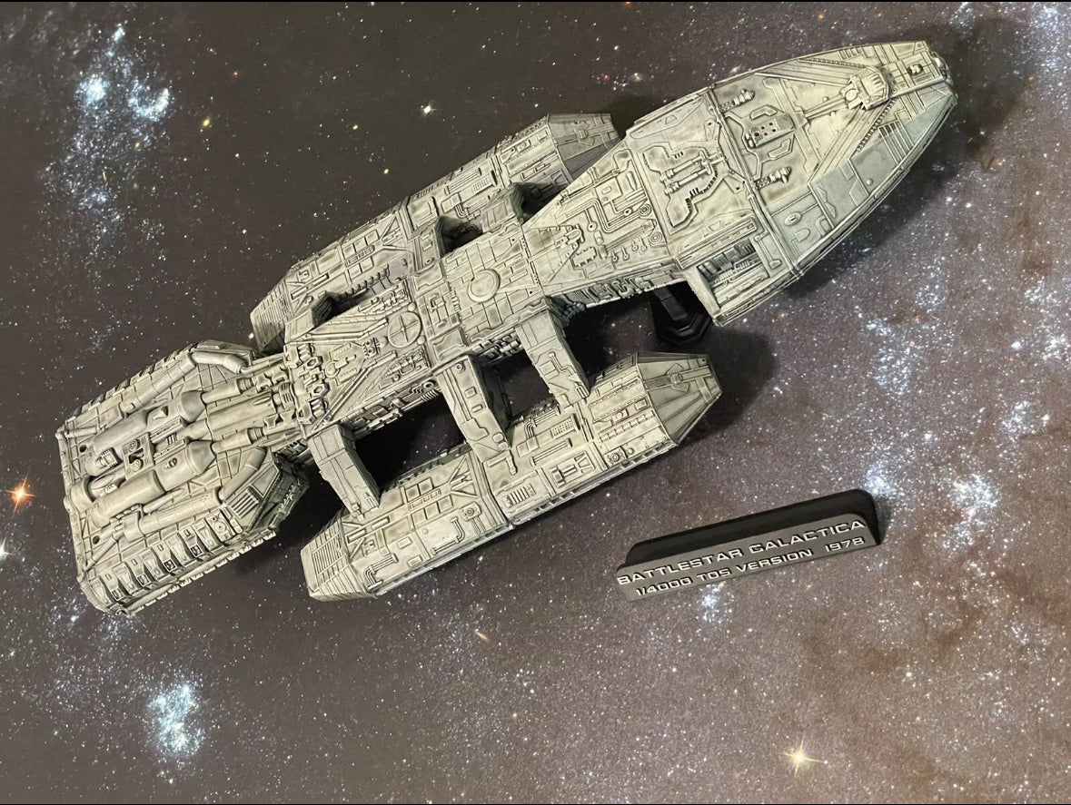 Battlestar Galactica - 12.4” TOS series version Hi-res FanArt 3D model - painted