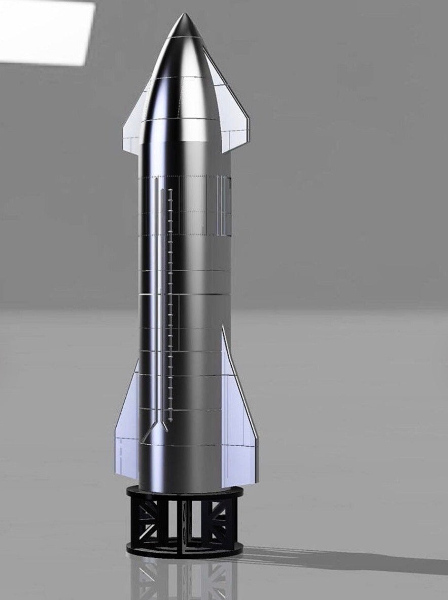 SpaceX Starship S1 Model Rocket