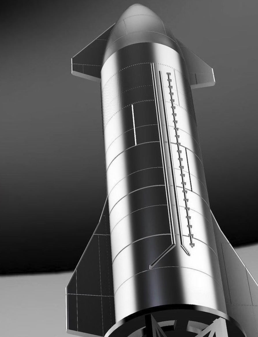 SpaceX Starship S1 Model Rocket