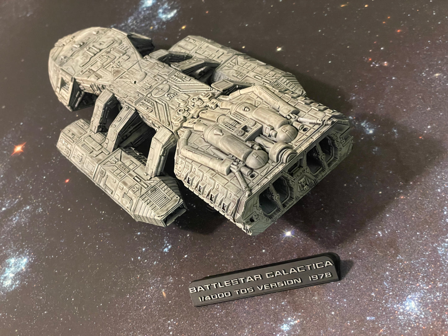 Battlestar Galactica - 32” TOS series version Hi-res FanArt 3D model - painted