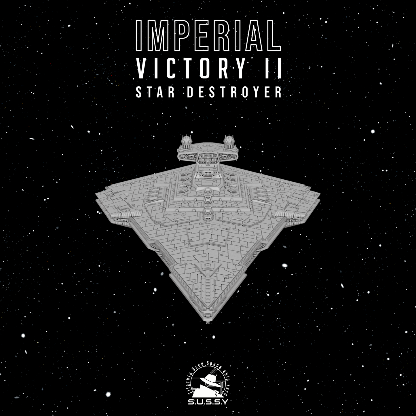 Star Wars Armada Imperial Victory II Star Destroyer 16k 3D print