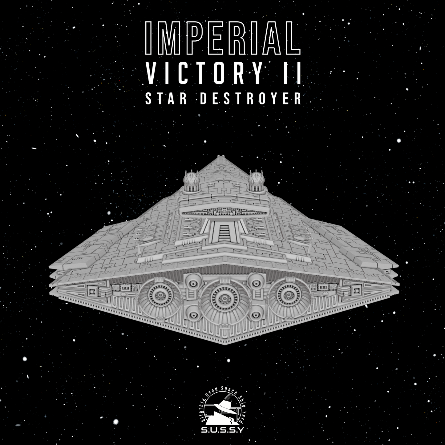 Star Wars Armada Imperial Victory II Star Destroyer 16k 3D print