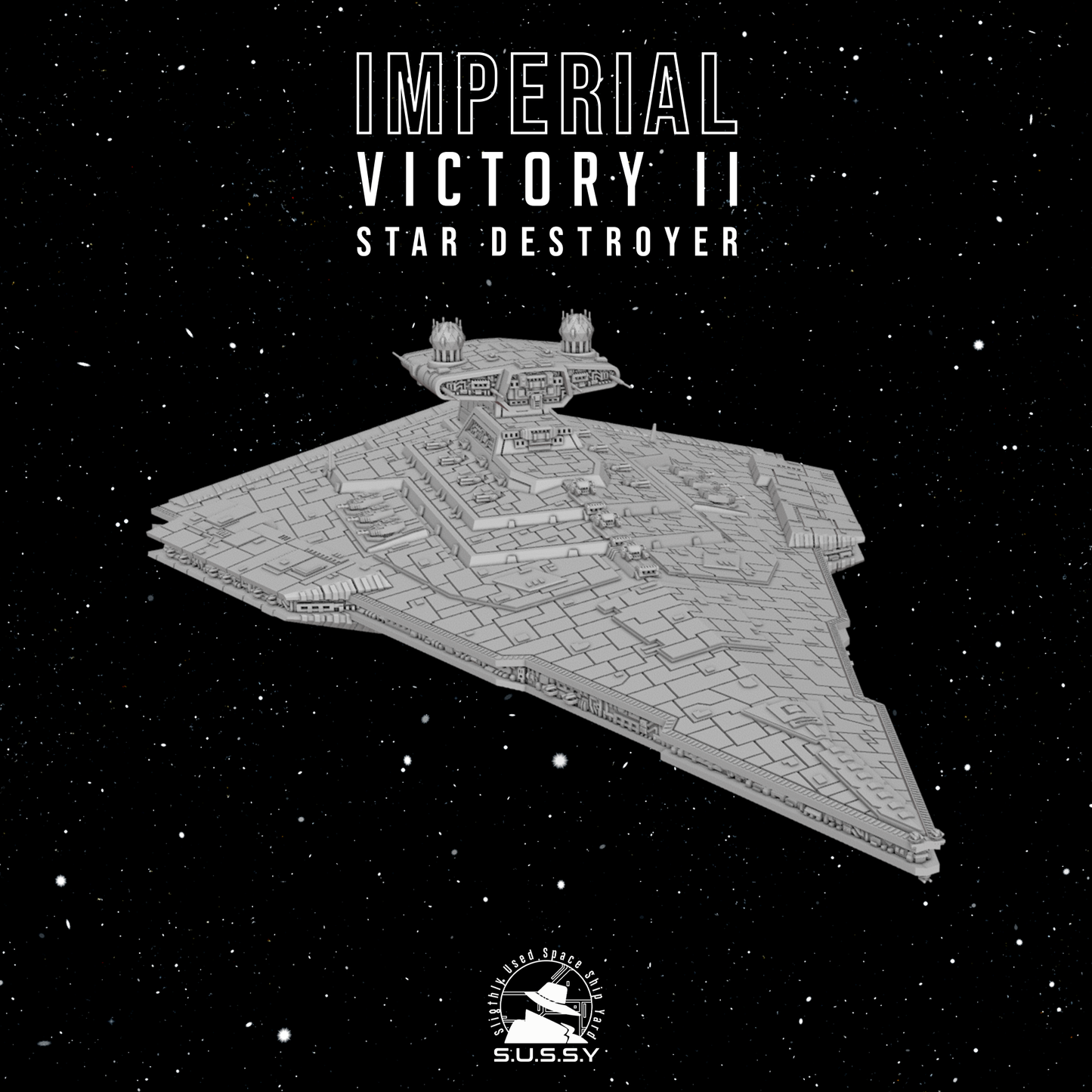 Star Wars Armada Imperial Victory II Star Destroyer 16k 3D print