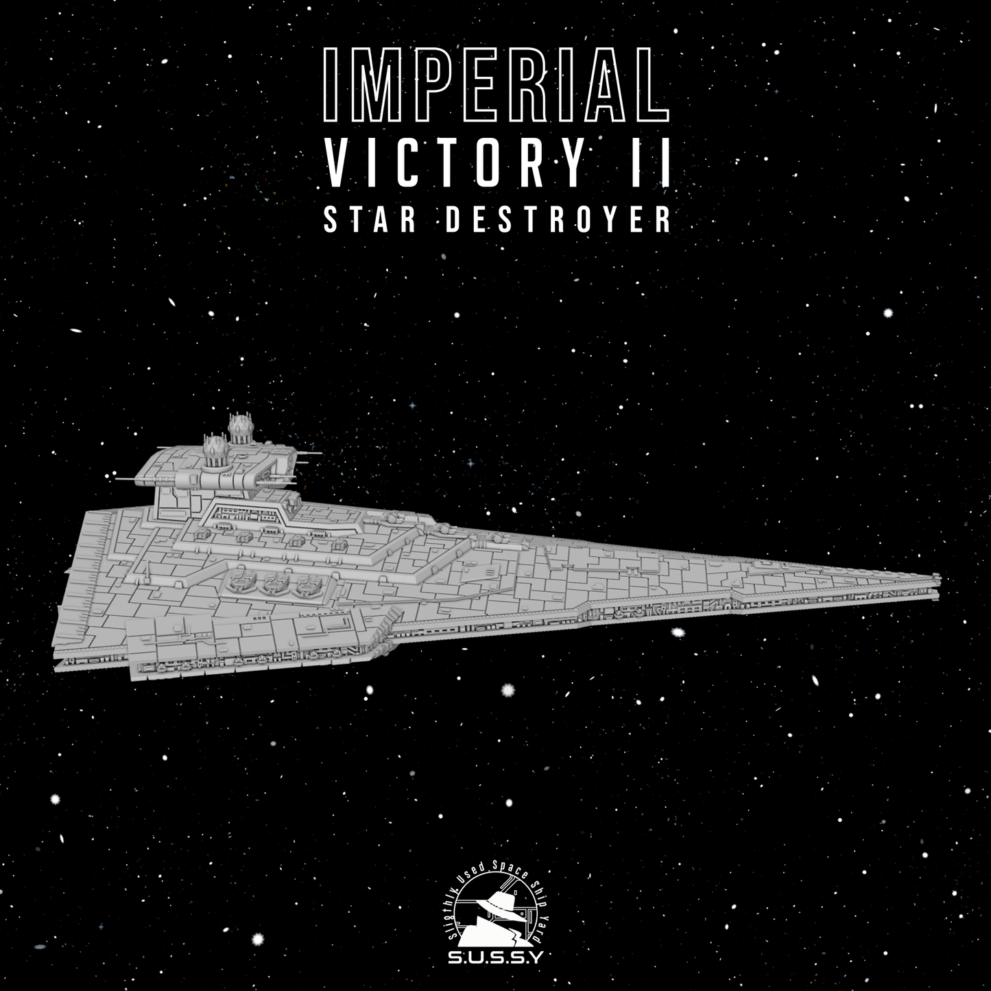 Star Wars Armada Imperial Victory II Star Destroyer 16k 3D print
