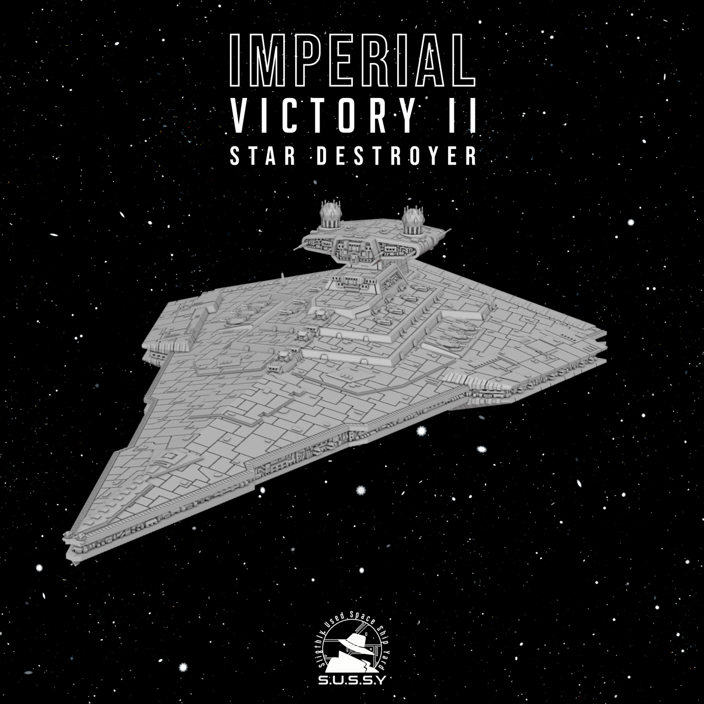 Star Wars Armada Imperial Victory II Star Destroyer 16k 3D print