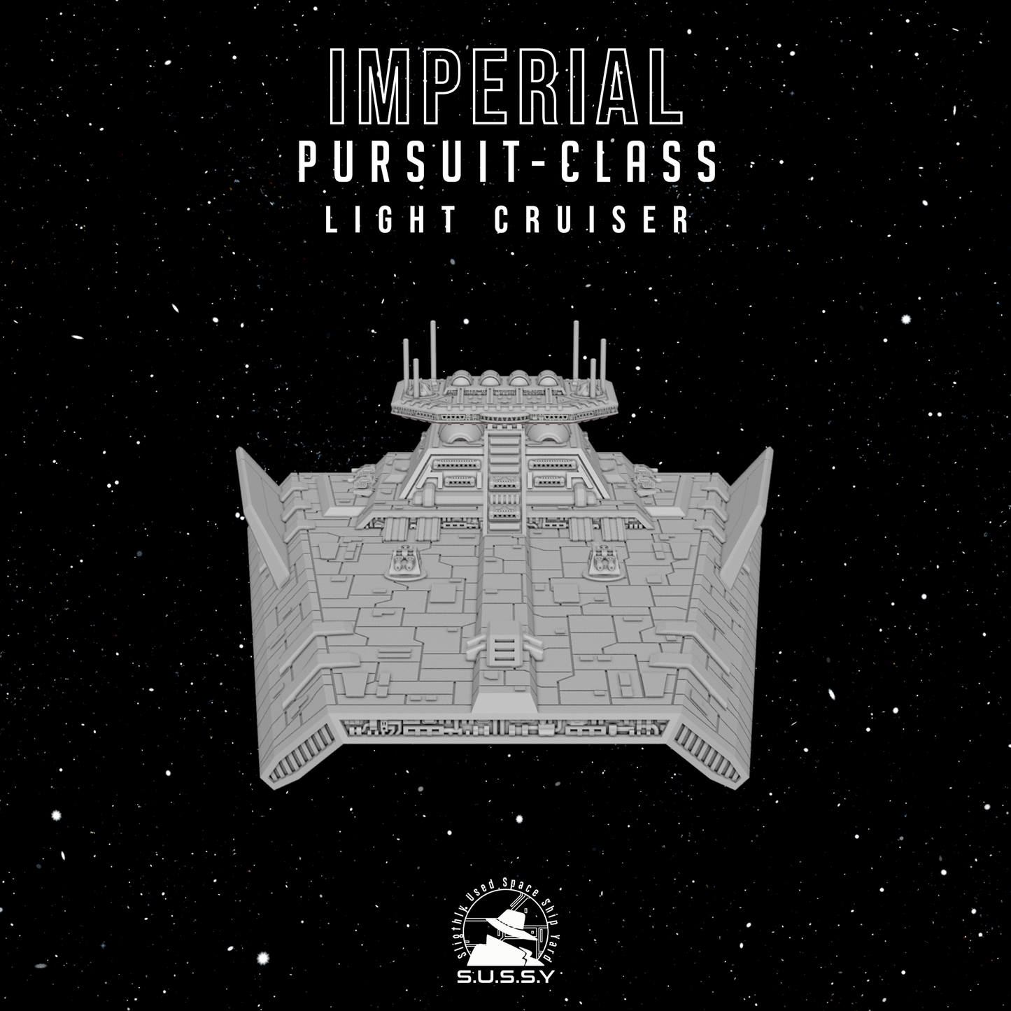 Star Wars Armada Imperial Pursuit Light Cruiser 16k 3D print