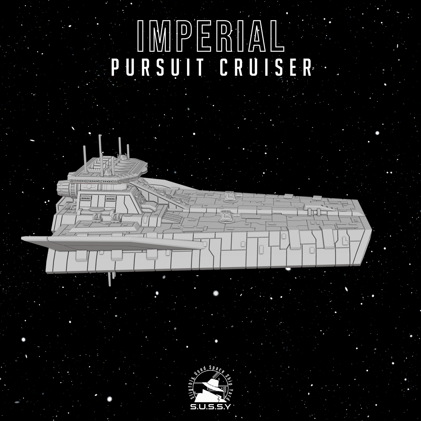 Star Wars Armada Imperial Pursuit Light Cruiser 16k 3D print