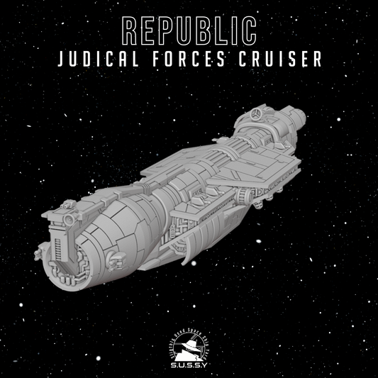 Star Wars Armada GAR Republic Judicial Forces Cruiser 16k 3D print