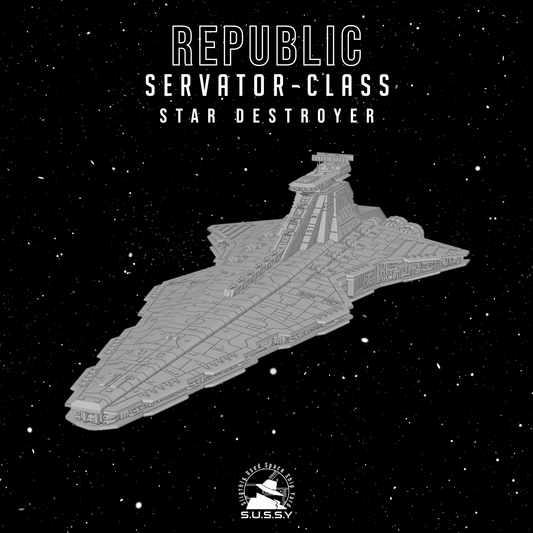 Star Wars Armada GAR Republic Servator-Class Star Destroyer 16k 3D print