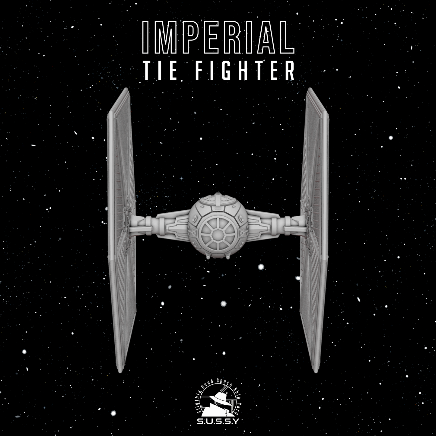 Star Wars X-Wing 1/270 Imperial TIE Fighter 16k 3D print