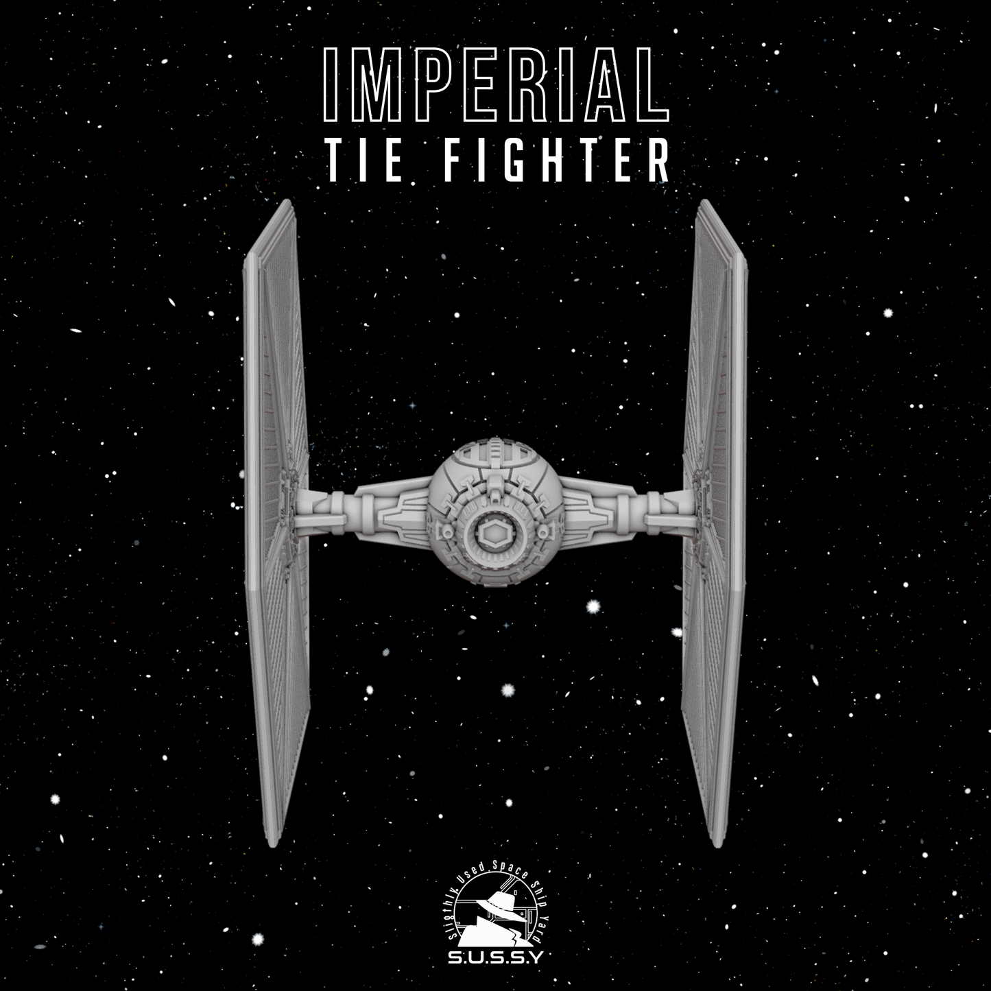 Star Wars X-Wing 1/270 Imperial TIE Fighter 16k 3D print