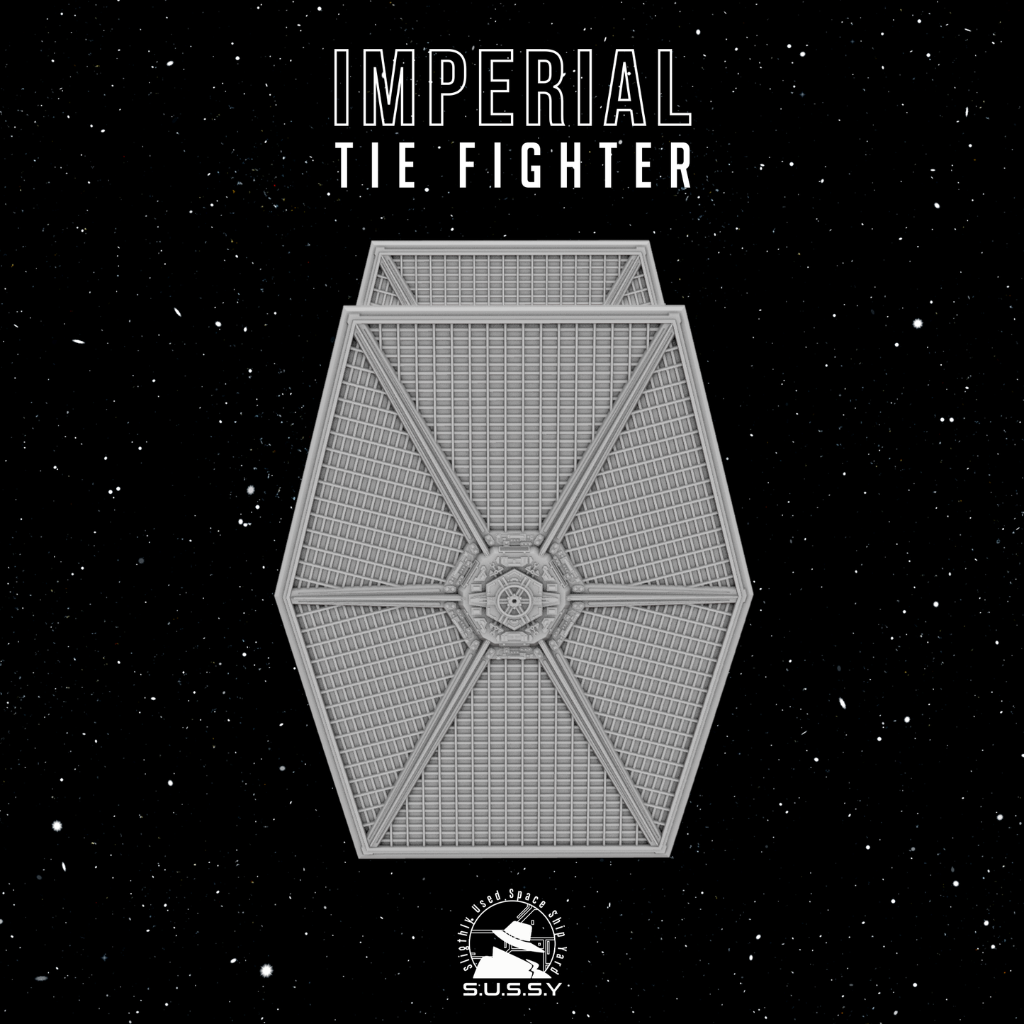 Star Wars X-Wing 1/270 Imperial TIE Fighter 16k 3D print