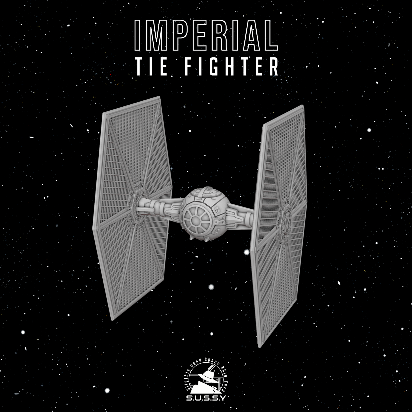 Star Wars X-Wing 1/270 Imperial TIE Fighter 16k 3D print