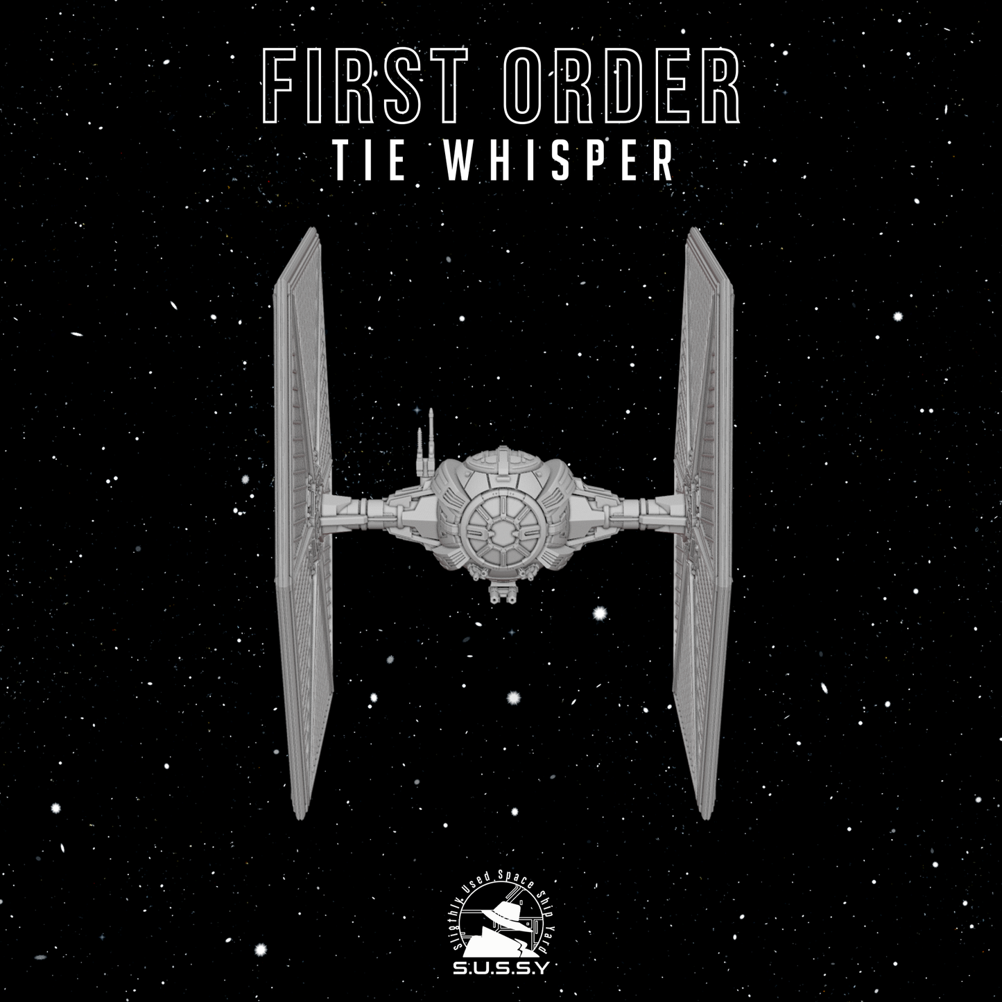 Star Wars X-Wing 1/270 First Order TIE Whisper 16k 3D print