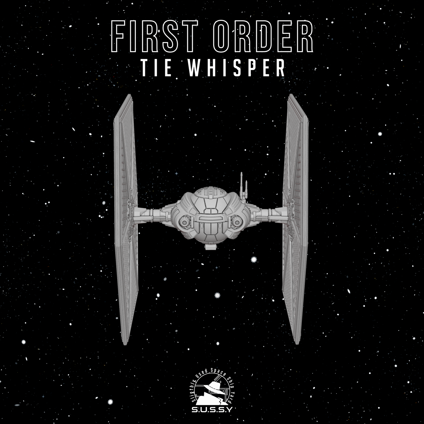 Star Wars X-Wing 1/270 First Order TIE Whisper 16k 3D print