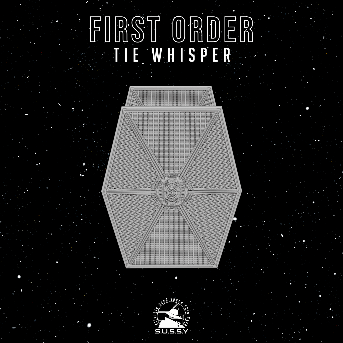 Star Wars X-Wing 1/270 First Order TIE Whisper 16k 3D print