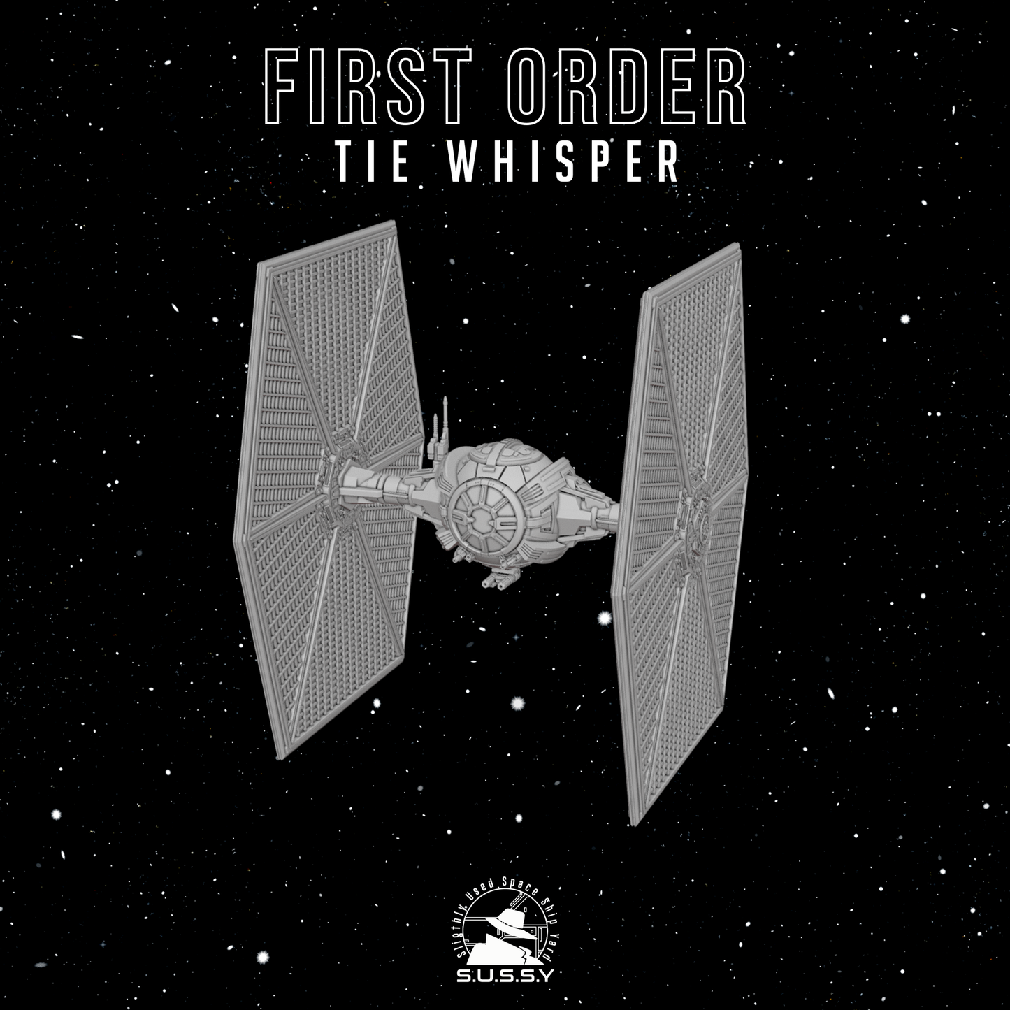 Star Wars X-Wing 1/270 First Order TIE Whisper 16k 3D print