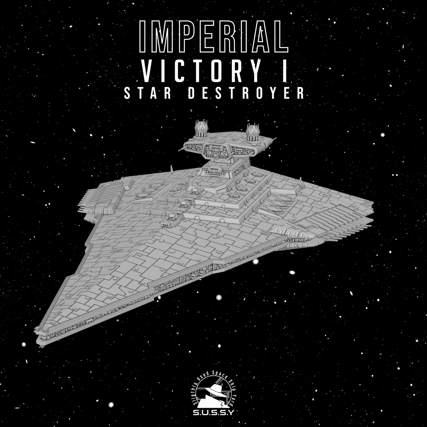 Star Wars Armada Imperial Victory I Star Destroyer 16k 3D print