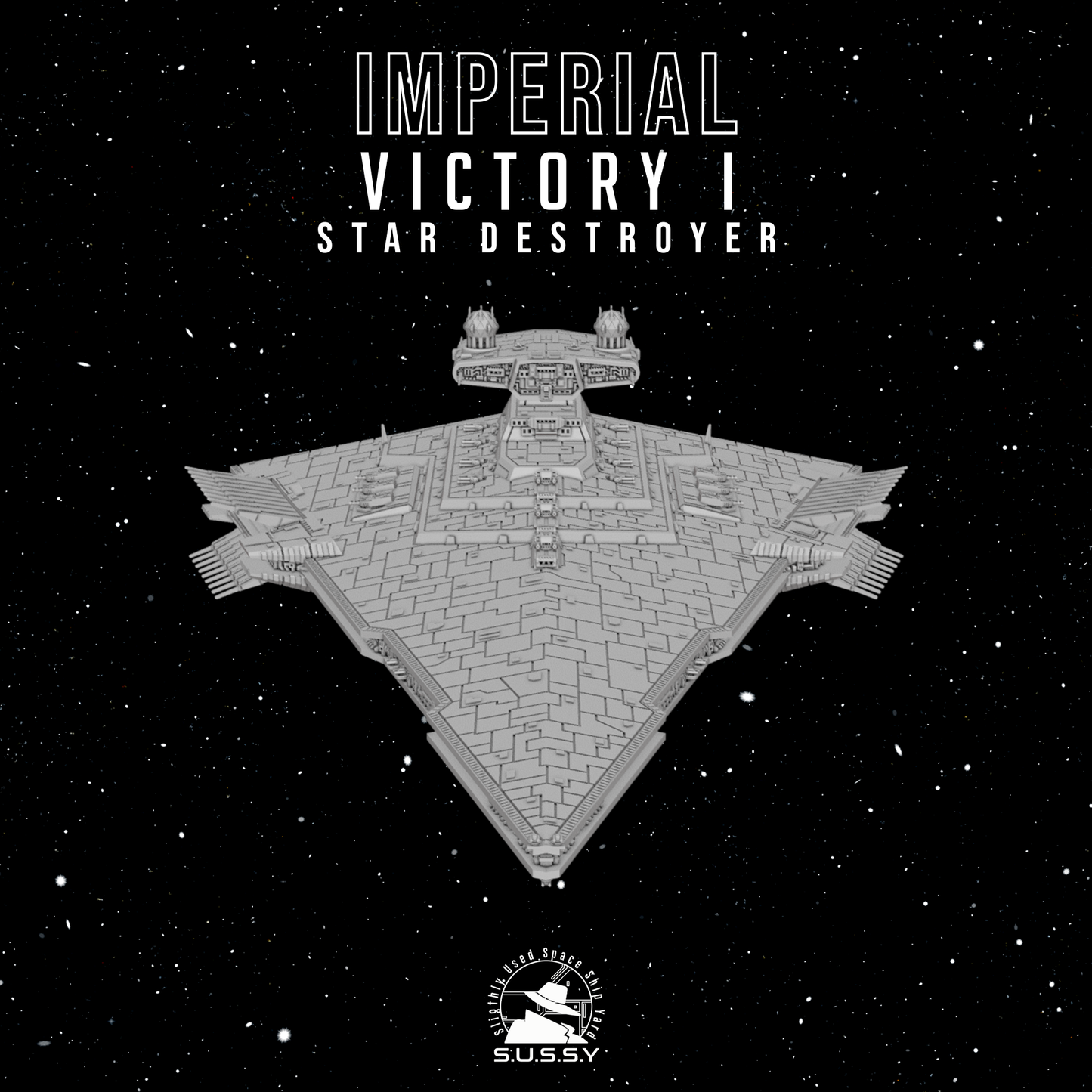 Star Wars Armada Imperial Victory I Star Destroyer 16k 3D print