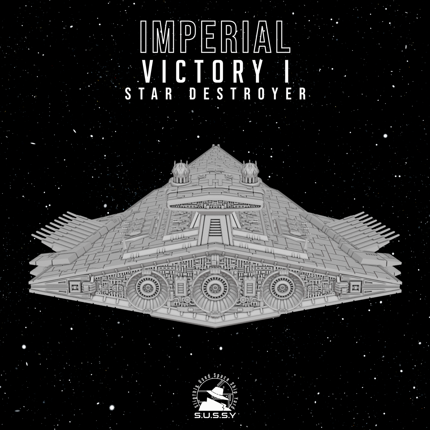 Star Wars Armada Imperial Victory I Star Destroyer 16k 3D print