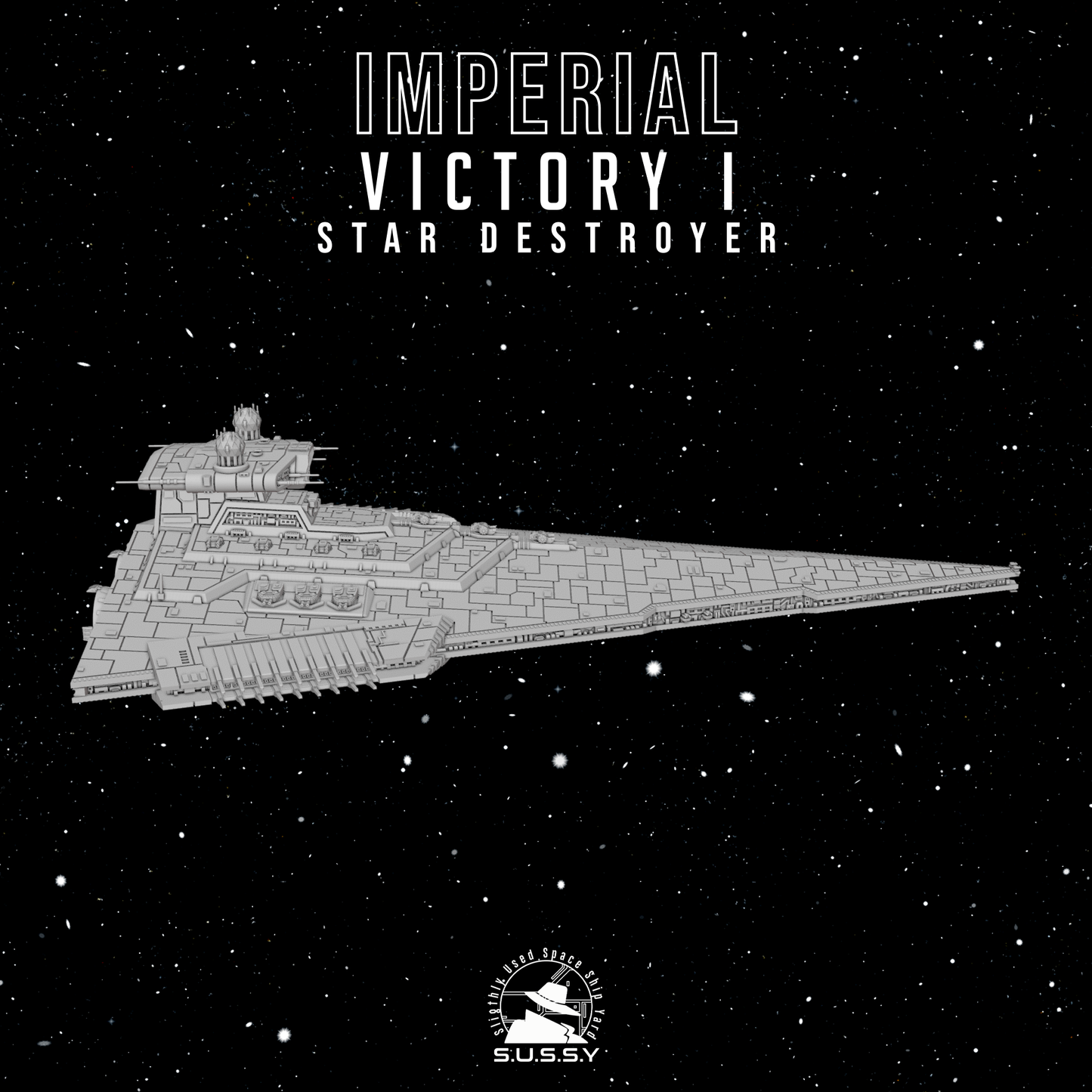 Star Wars Armada Imperial Victory I Star Destroyer 16k 3D print