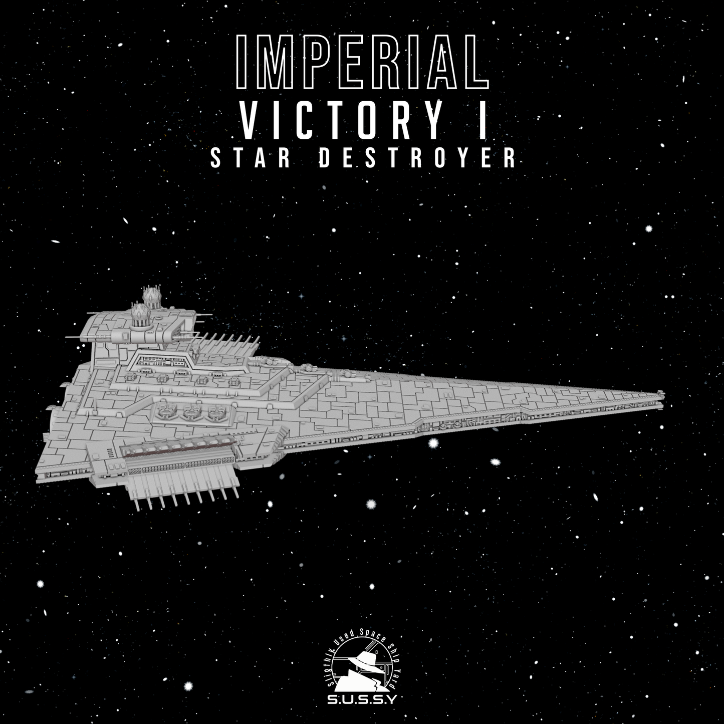 Star Wars Armada Imperial Victory I Star Destroyer 16k 3D print