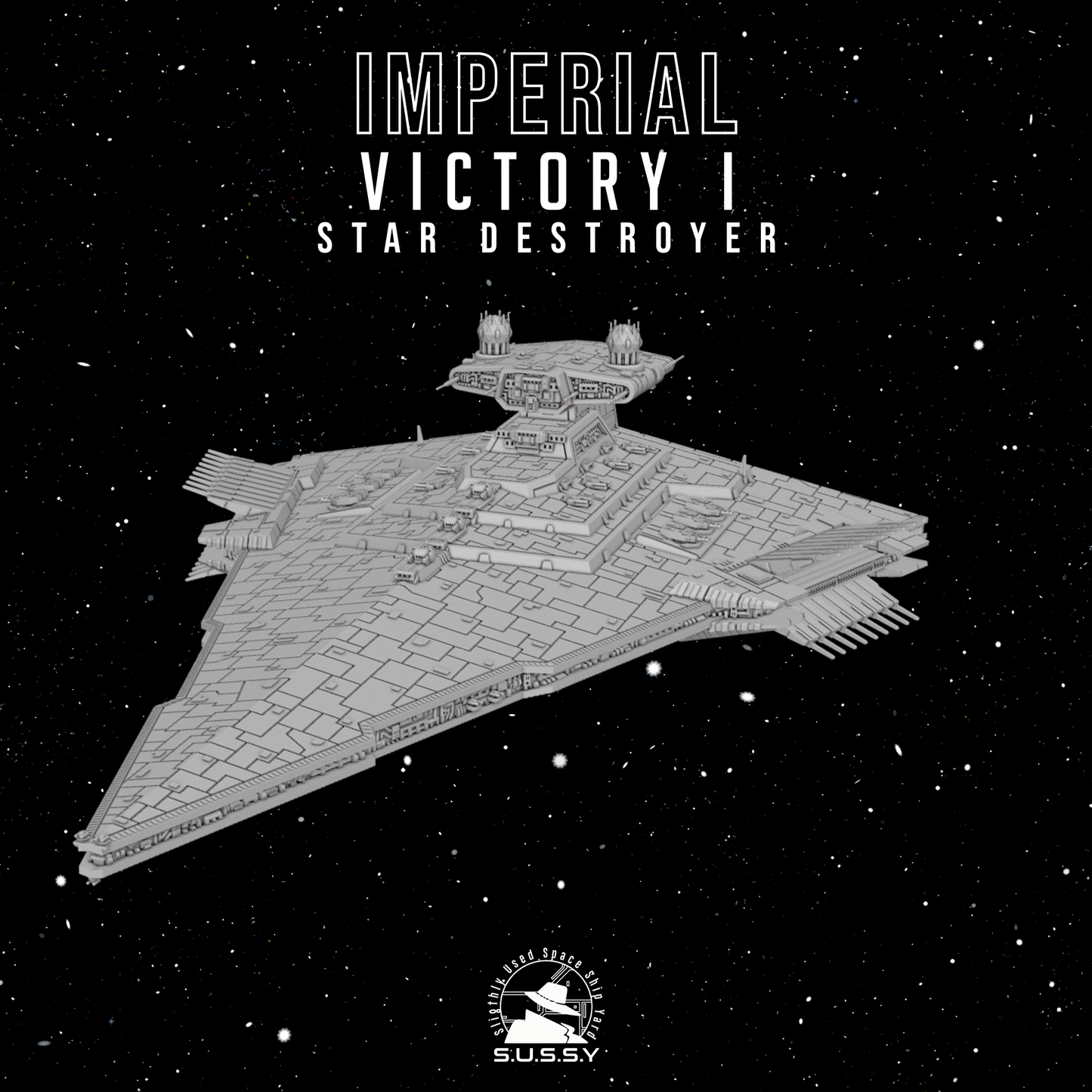 Star Wars Armada Imperial Victory I Star Destroyer 16k 3D print