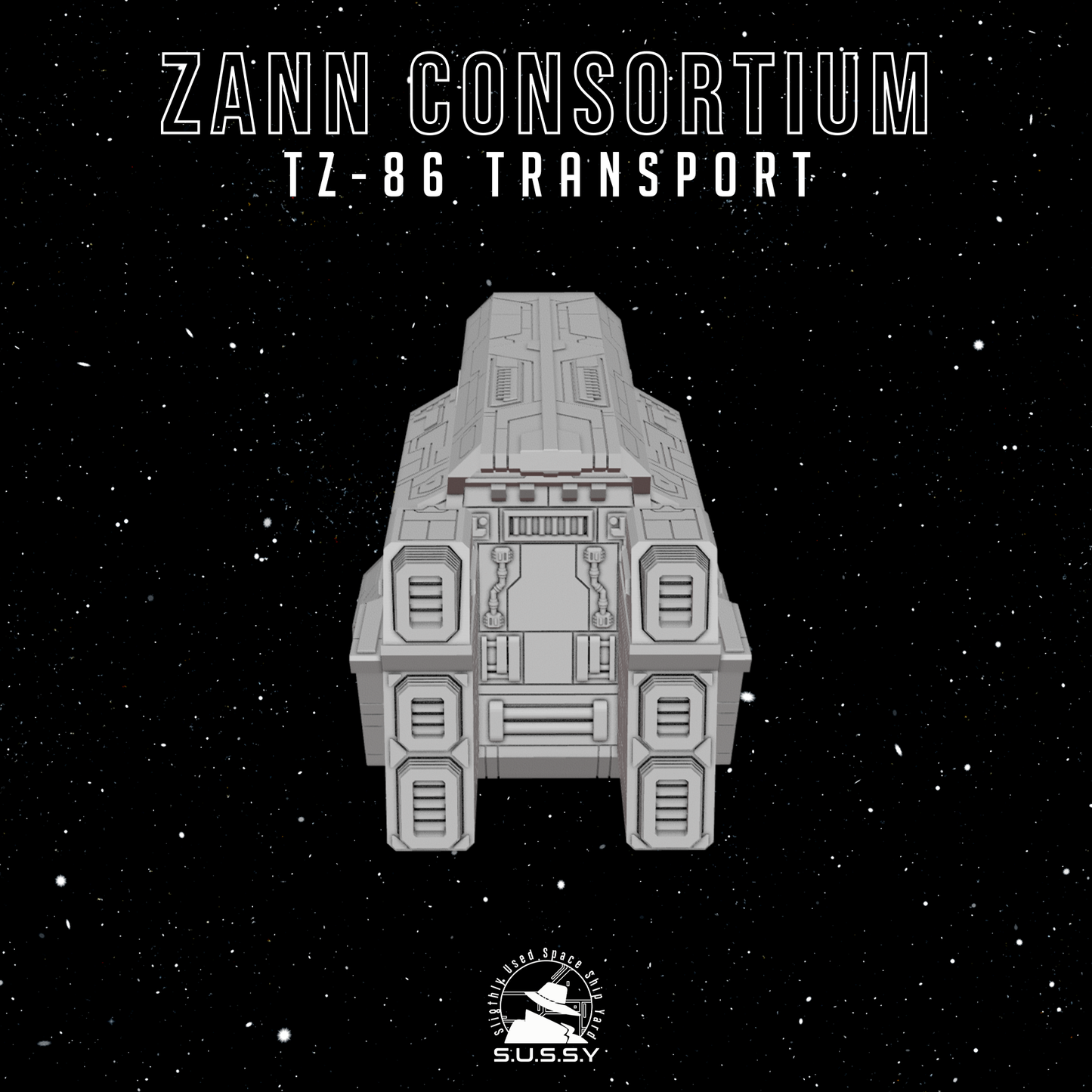 Star Wars Armada Zann Consortium TZ-86 Transport 16k 3D print