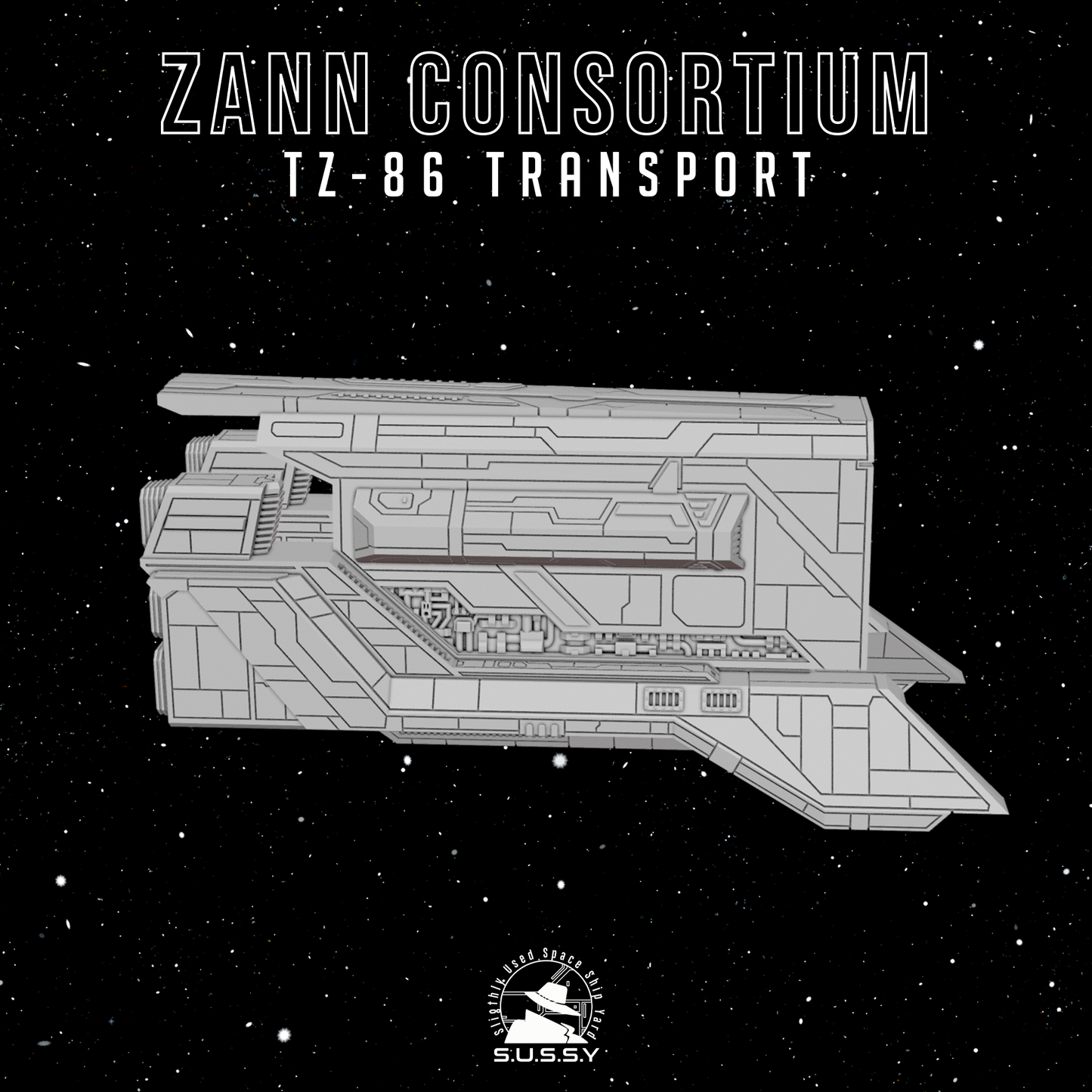 Star Wars Armada Zann Consortium TZ-86 Transport 16k 3D print