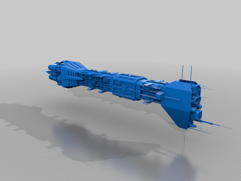 Babylon 5 EA Nova Class Destroyer HIGH detail 3D print FanArt