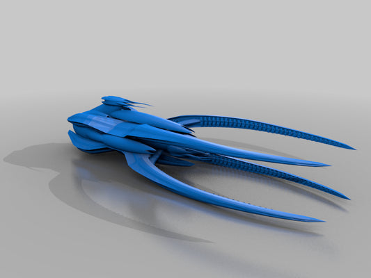 Babylon 5 Vorlon Dreadnought HIGH detail 3D print FanArt