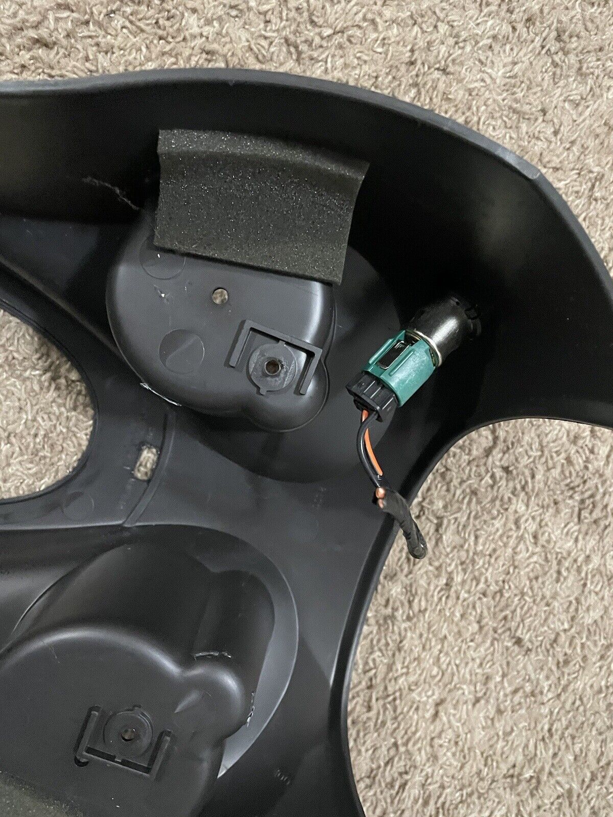 2002-2004 SVT Ford Focus charcoal center console - NON-Armrest