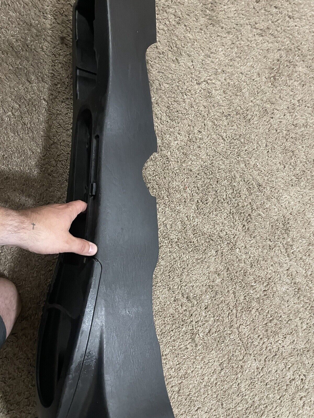 2002-2004 SVT Ford Focus charcoal center console - NON-Armrest